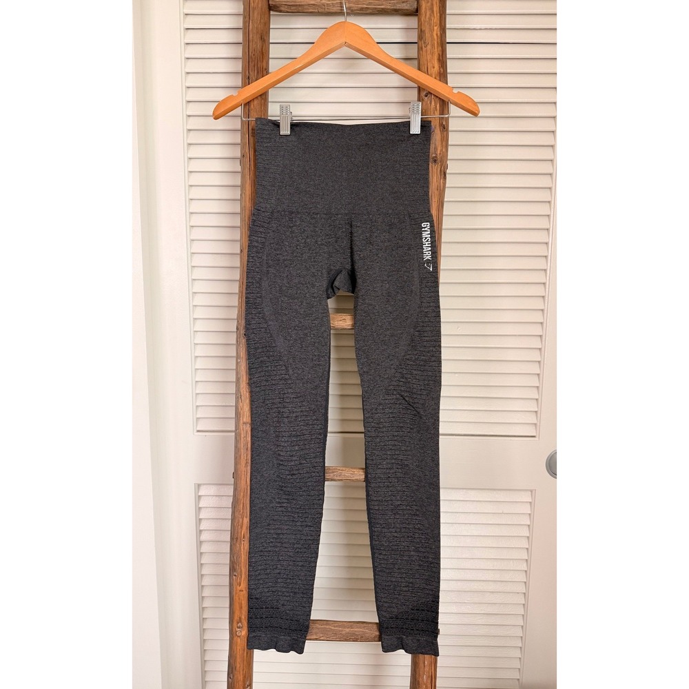Gymshark‎ Vital Seamless Leggings Womens Small Charcoal Grey High Rise